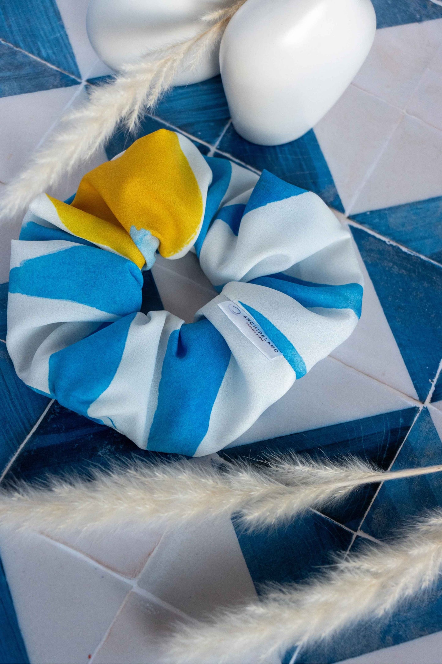 Limoncello Splash Scrunchie