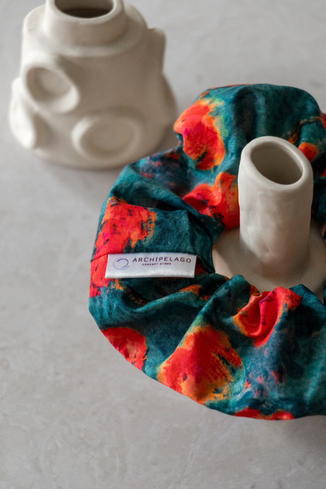 scrunchie close up detail
