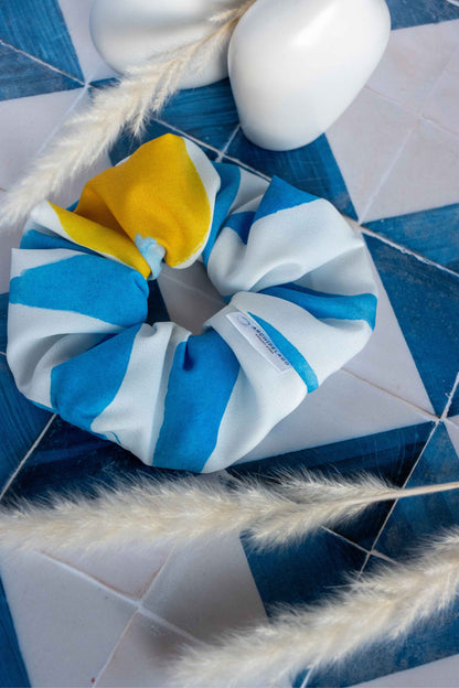 Limoncello Splash Scrunchie